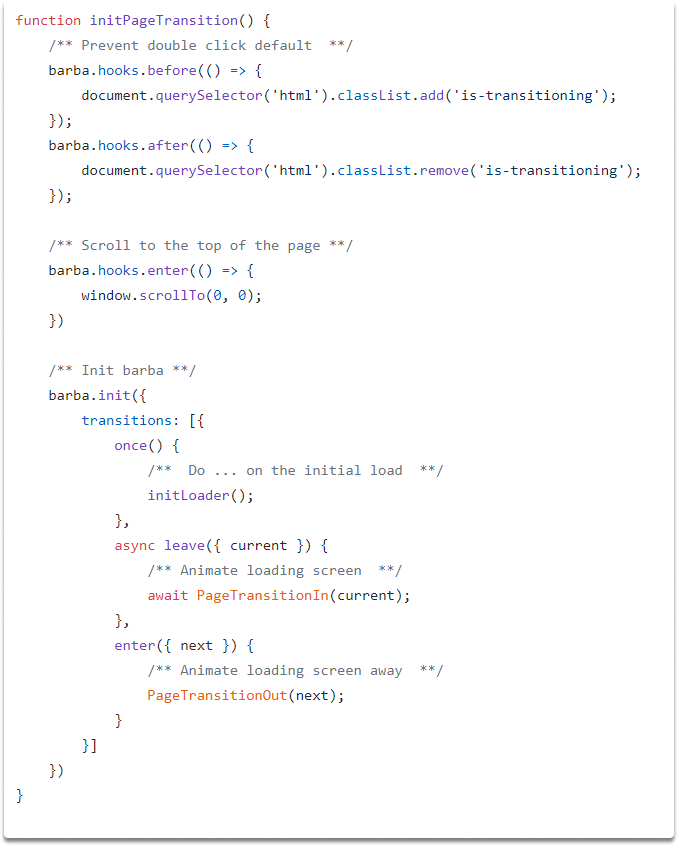 screen of app javascript smooth-scrollbar function